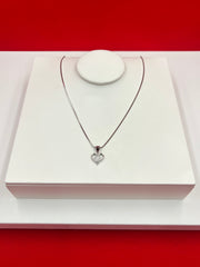 Heart Silver Pendant Necklace