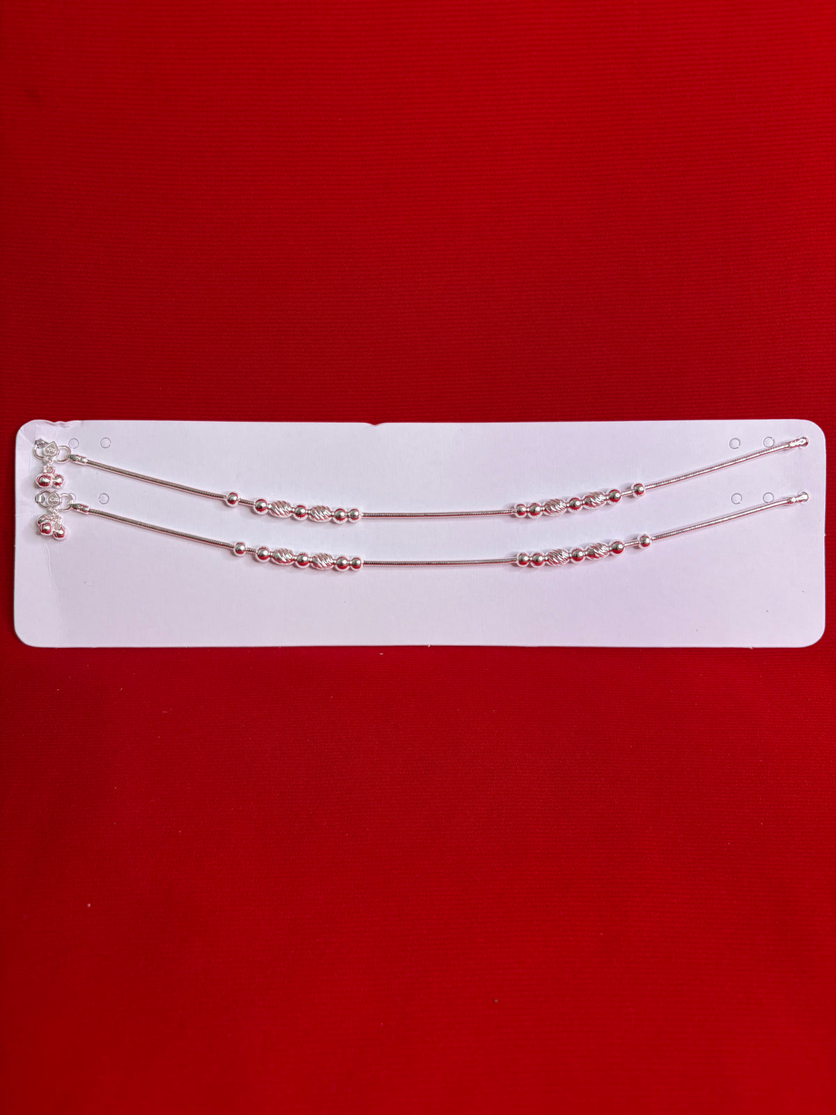 Pure Silver Anklets (WA134)