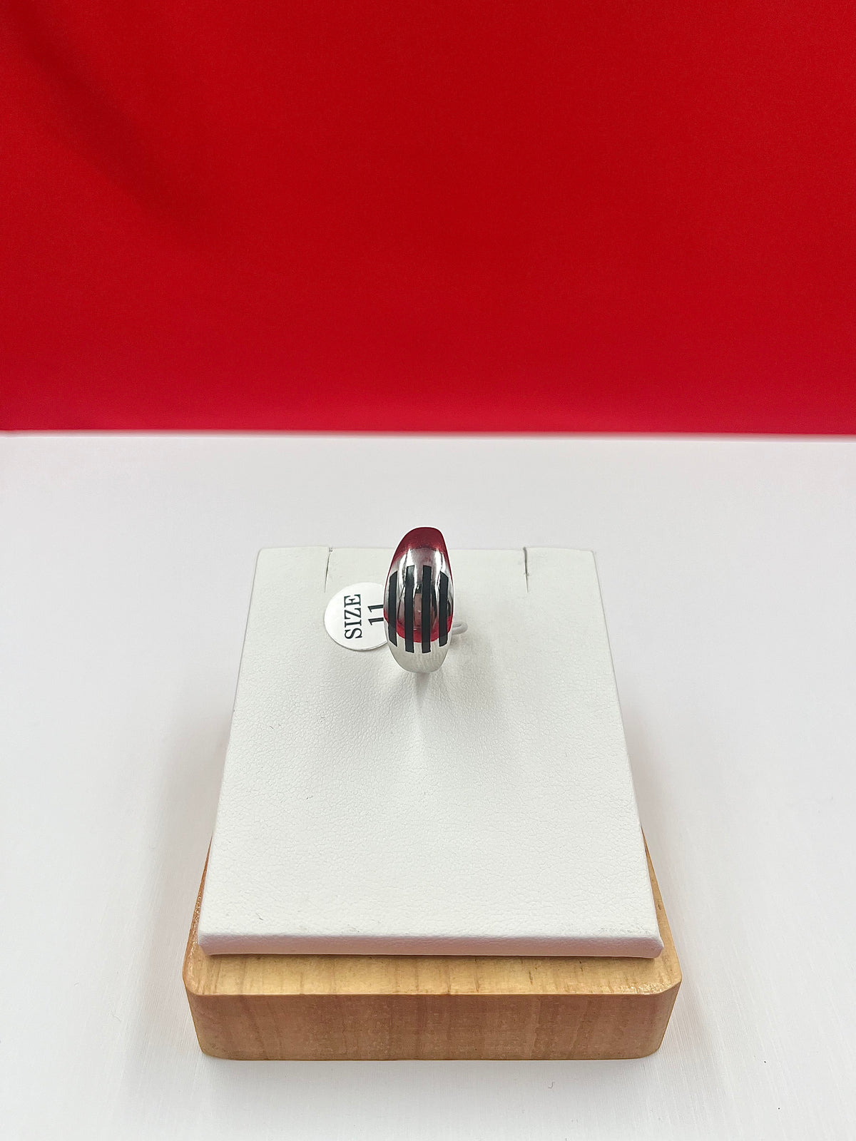 Men Silver Ring size 11