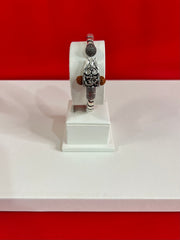 Pure Silver Trishul Kada Bangle