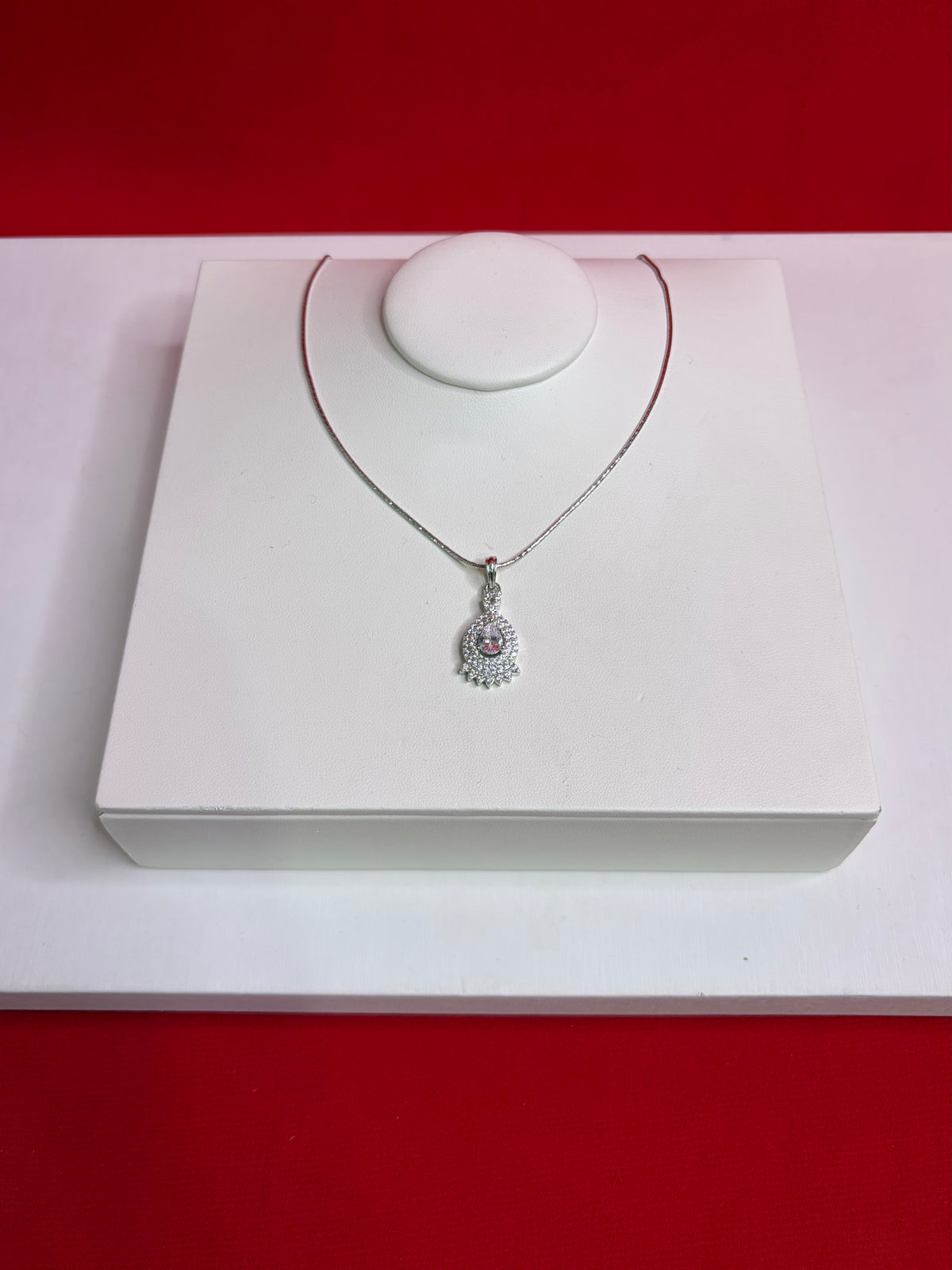 Pure Silver Pendant Necklace (WN98)