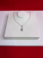 Pure Silver Pendant Necklace (WN98)