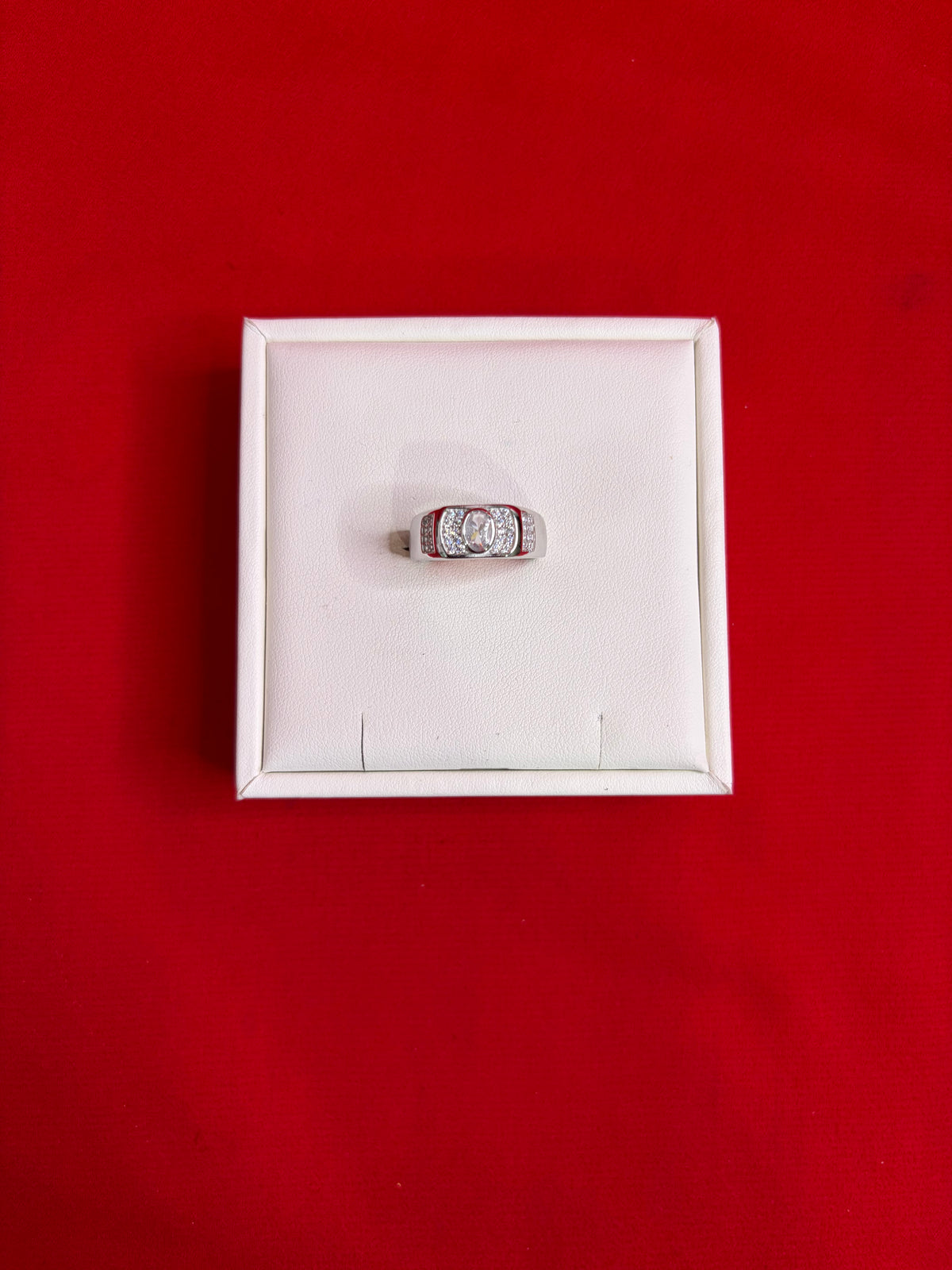 Men Silver Ring (Size 8) MR182