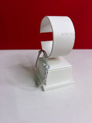 Women’s Pure Silver Bangle Bracelet (SB119)