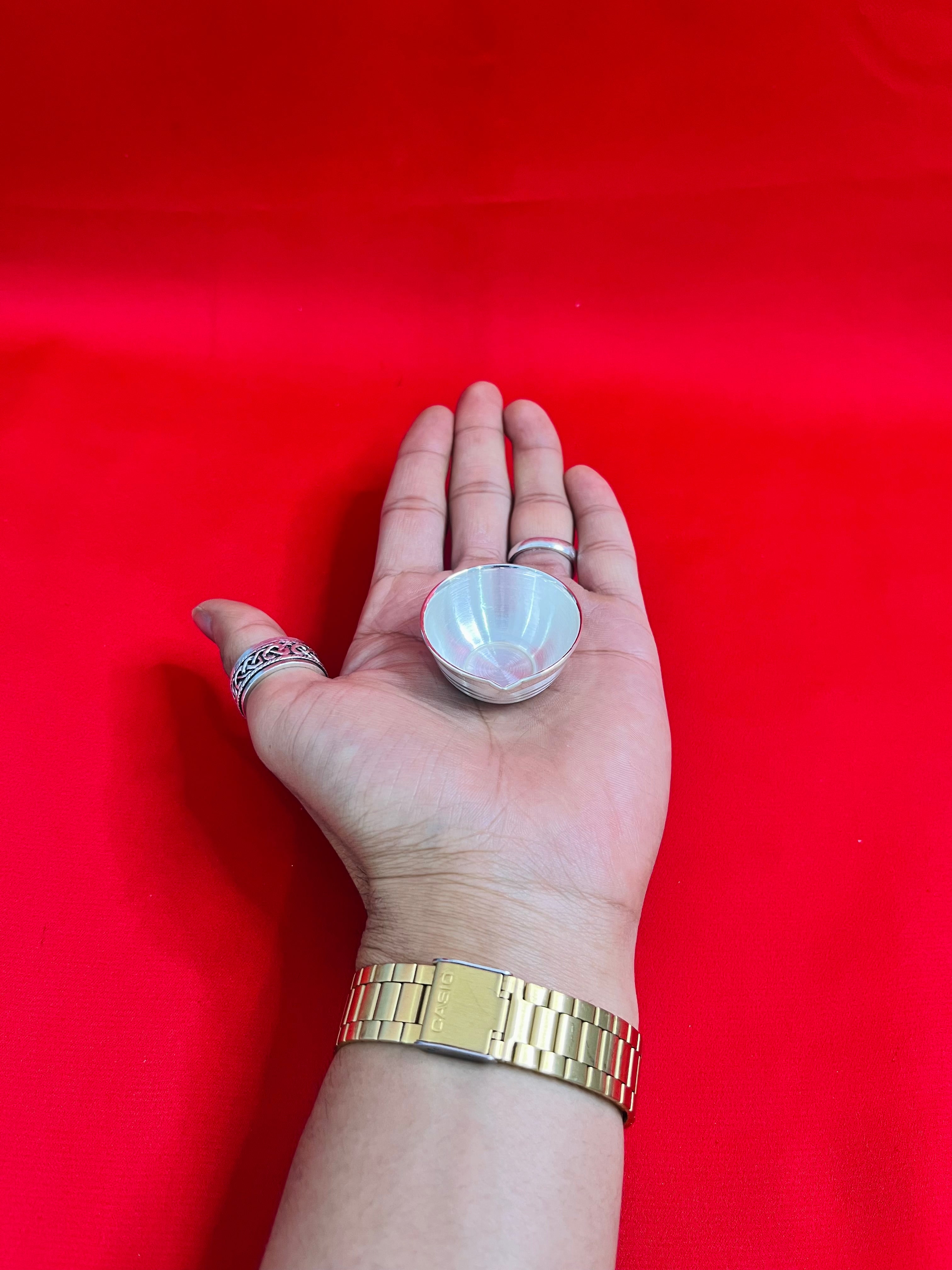 Pure Silver Diya