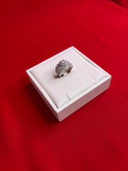 Pure Silver Women’s Cocktail Ring (Size 8) WR246