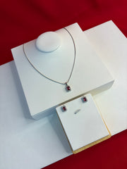 Pure Silver Pendant Set (WN214)