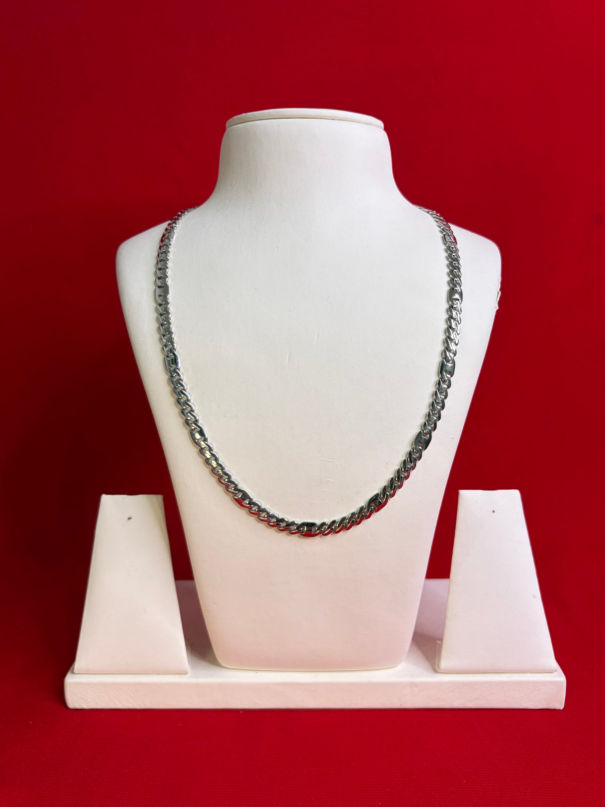 Miami Cuban Italian Silver Chain 22” (Sc134)