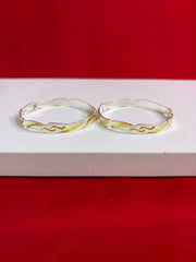 Pure Silver Bangle Pair 2.10 (SB97)