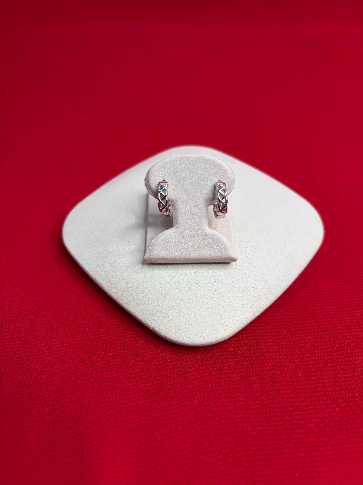 Pure Silver Hoops Earrings (HE102)