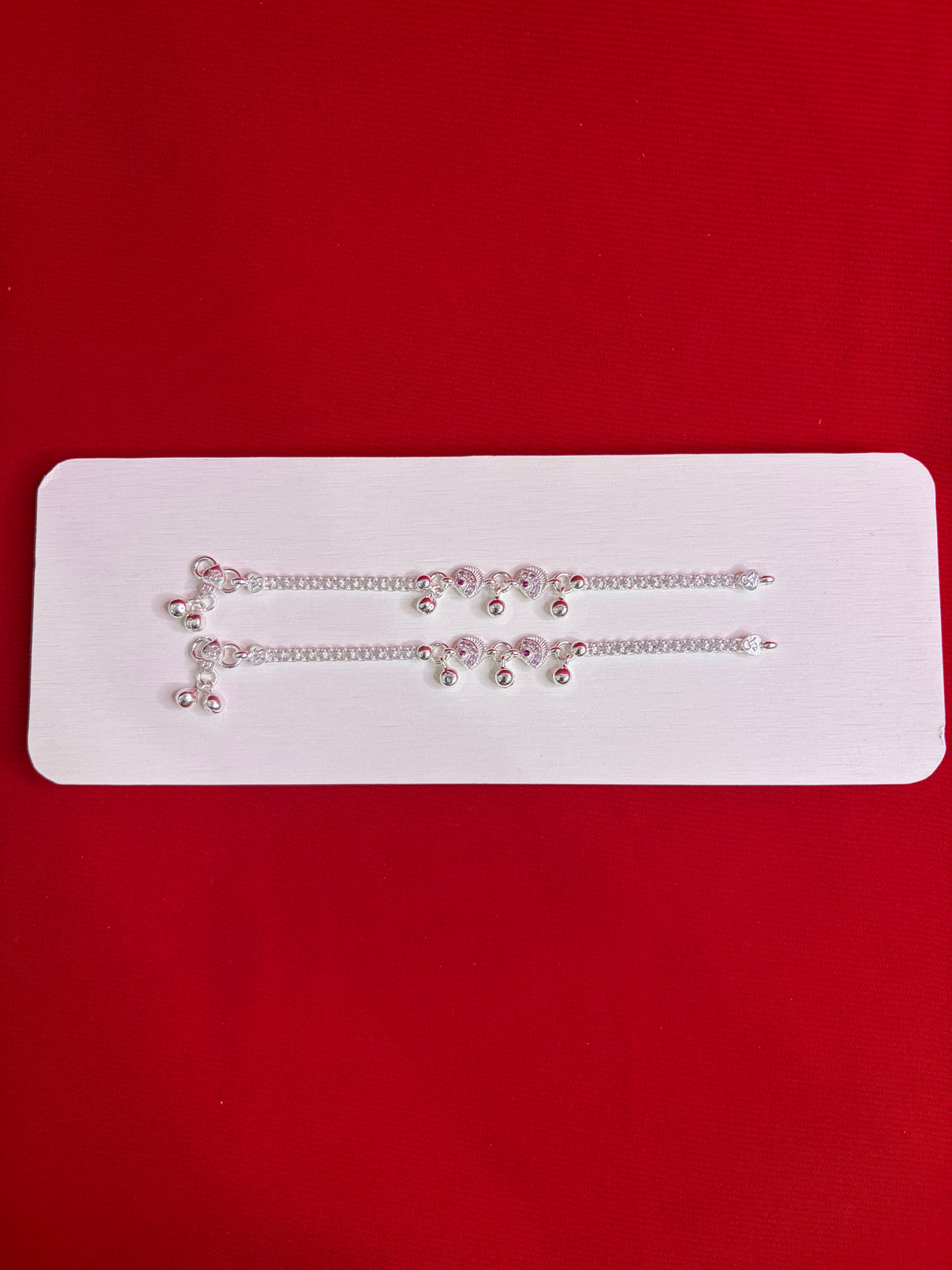 Pure Silver Anklets (5 Inch) (KA98)