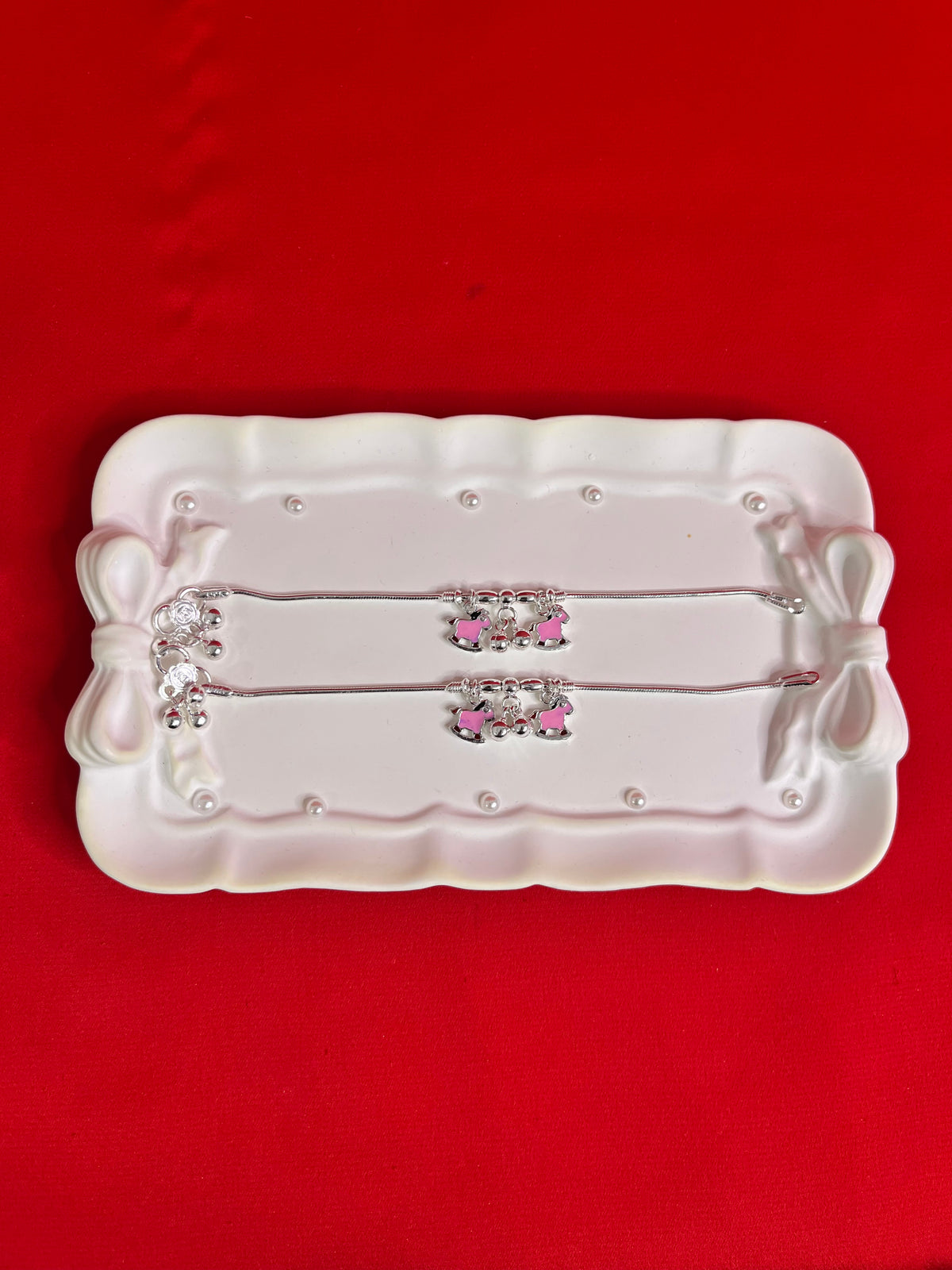 Pure Silver Kids Anklets 6.5 (KA55)