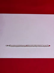Men Pure Silver Bracelet (MB100)
