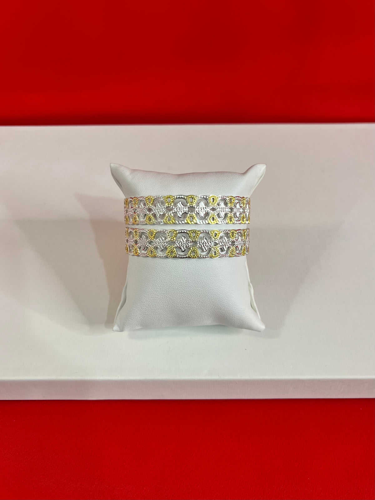 Pure Silver Bangle Pair 2.3