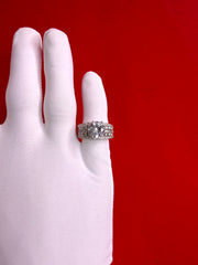 Pure Silver Women’s Cocktail Ring (Size 7) WR268