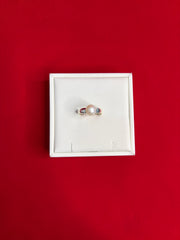 Pure Silver Pearl Ring Size 10.5 (PR12)