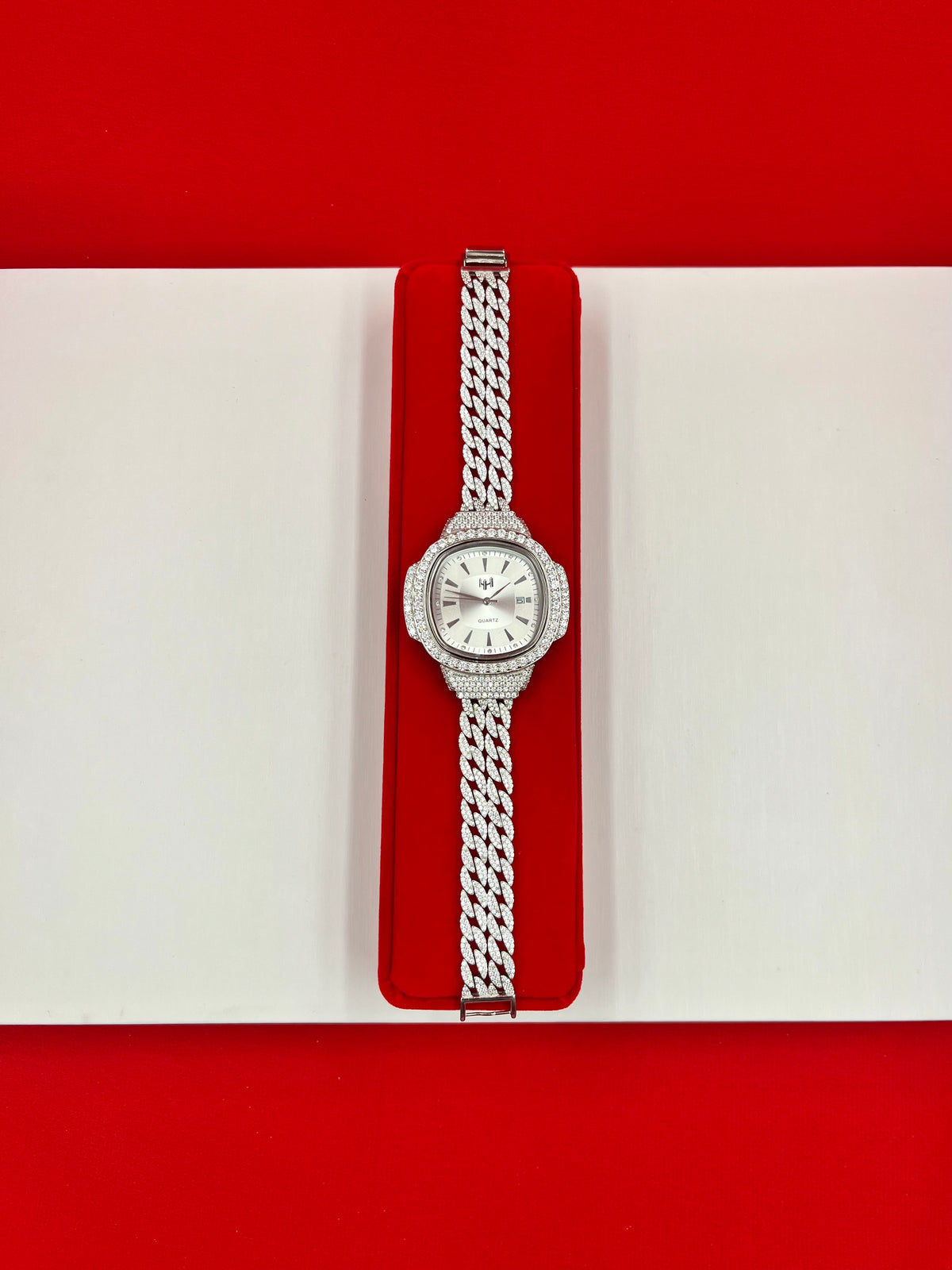 Men iced-out watch