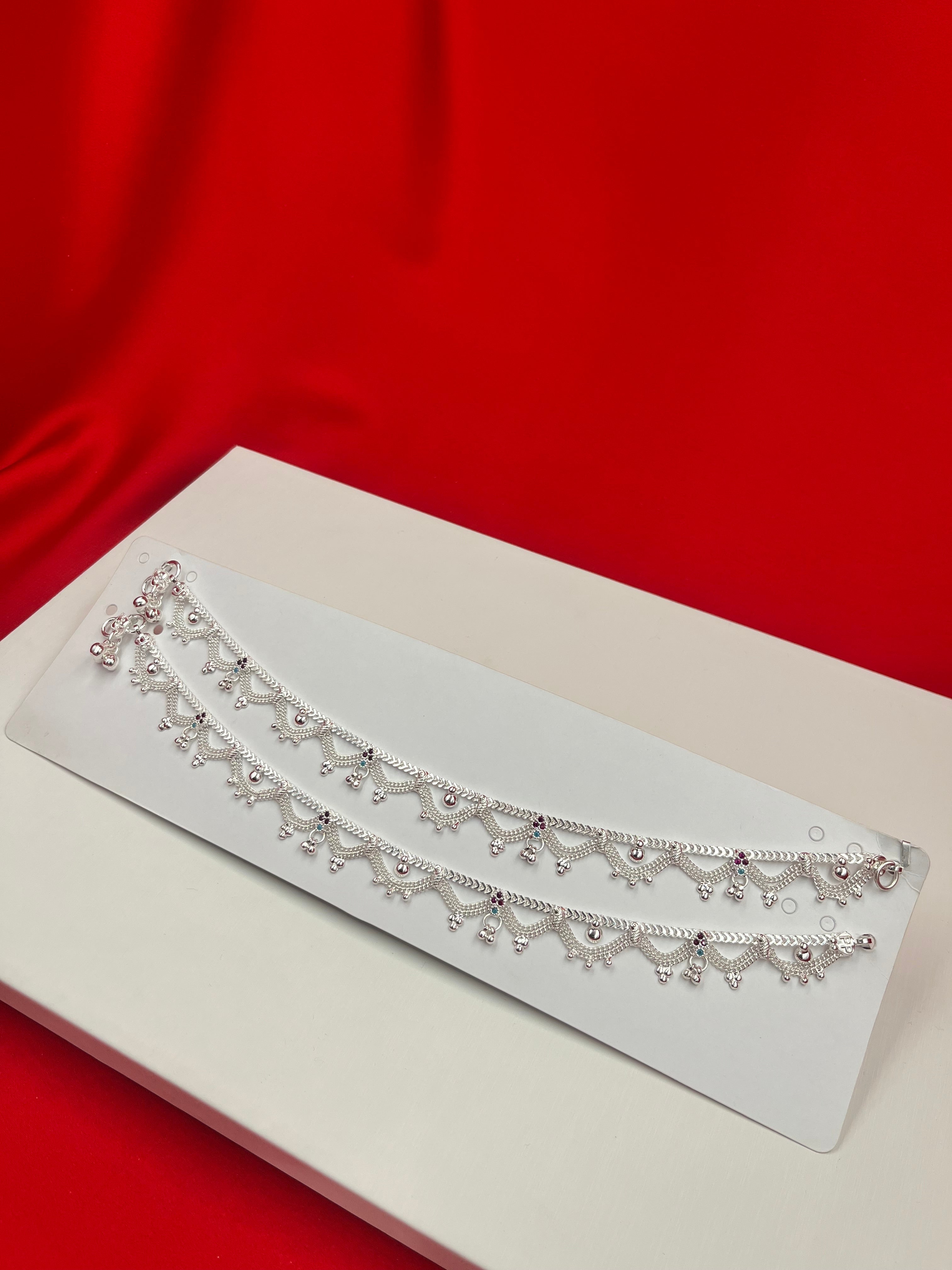 Pure Silver Anklets