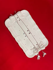 Pure silver Anklets
