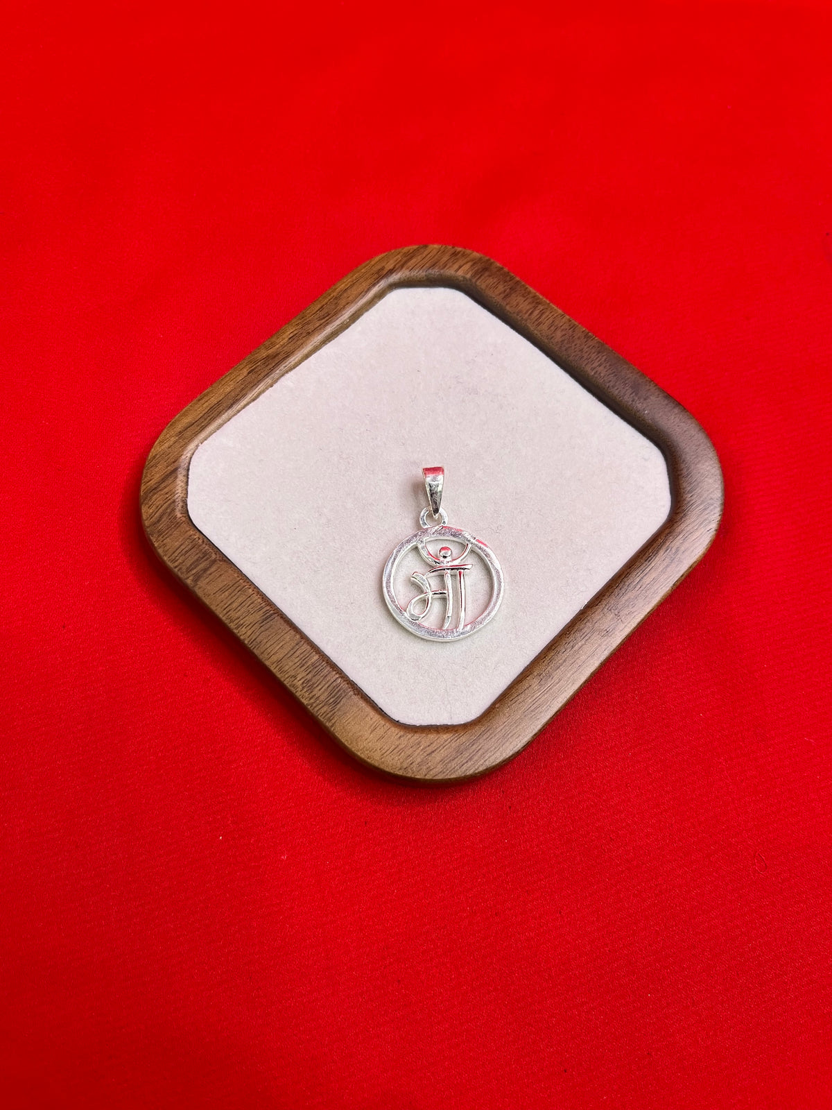 Pure Silver Maa Pendant (SP49)