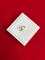 Pure Silver Pearl Ring Size 7 (PR15)