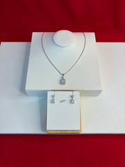 Pure Silver Pendant Set (WN217)