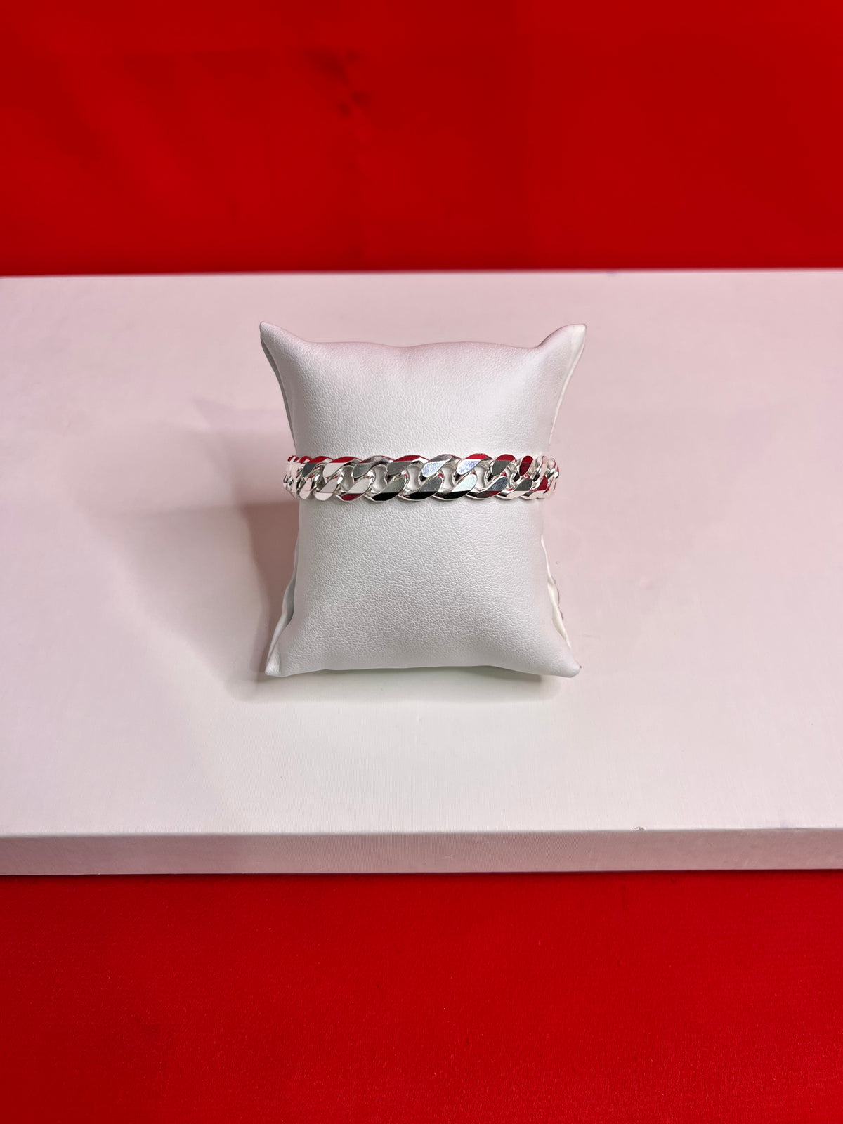 Men Pure Silver Cuban Bracelet MB28