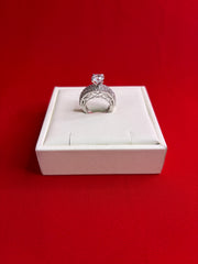 Pure Silver Women’s Cocktail Ring (Size 7) WR270