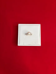Pure Silver Pearl Ring Size 11 (PR06)