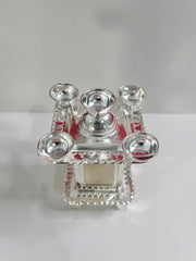Pure Silver Puja Hatadi With 5 Diyas
