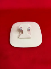Pure Silver Hoops Earrings (HE64)
