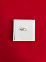Pure Silver Pearl Ring Size 10 (PR10)