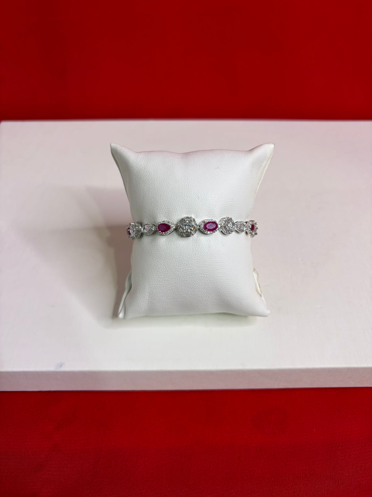 Fancy Pure Silver Bracelet (WB86)