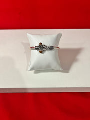 Pure Silver Trishul & Rudhraksh Kada 2.6 (Openable)