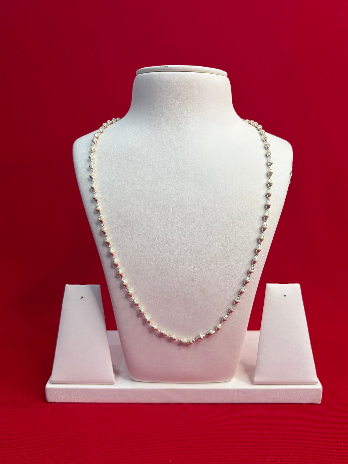 Tulsi mala Pure Silver (Sc176)