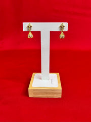 Pure Silver Jhumki With 24k Gold Plating(WJ13)