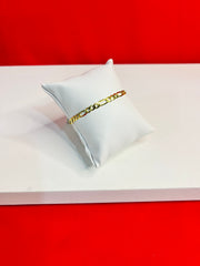 Pure Silver Gold Plated Bracelet (7.5 inch) Mb69