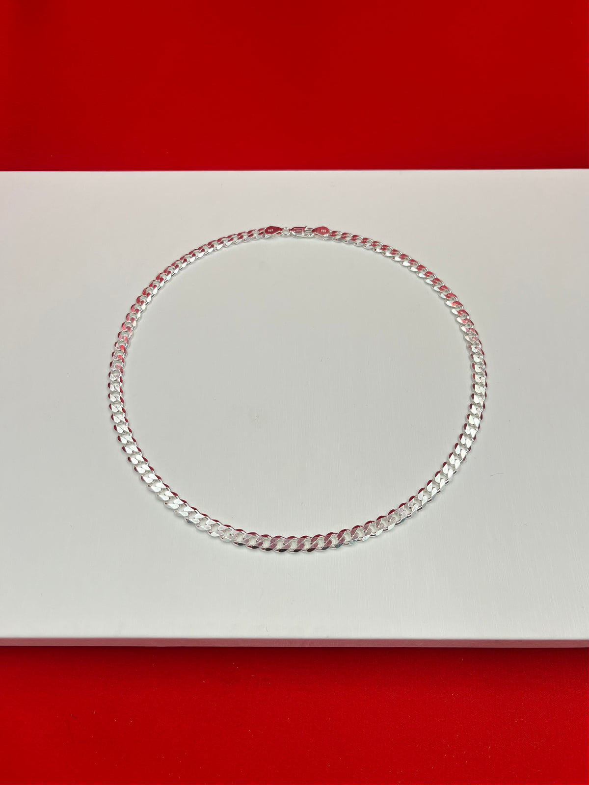 Cuban Pure Silver Chain 20”