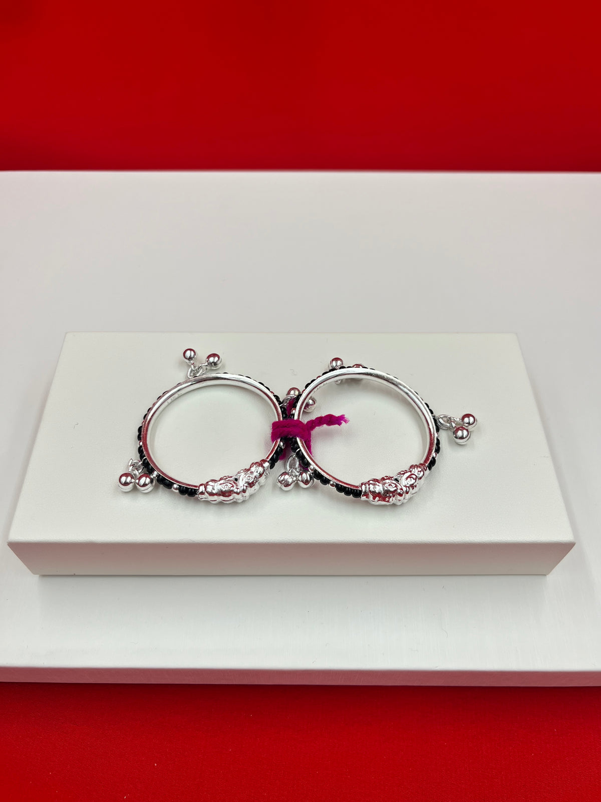 Pure Silver Baby Kangan 1.5 size