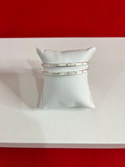 Pure Silver Bangle Pair 2.3