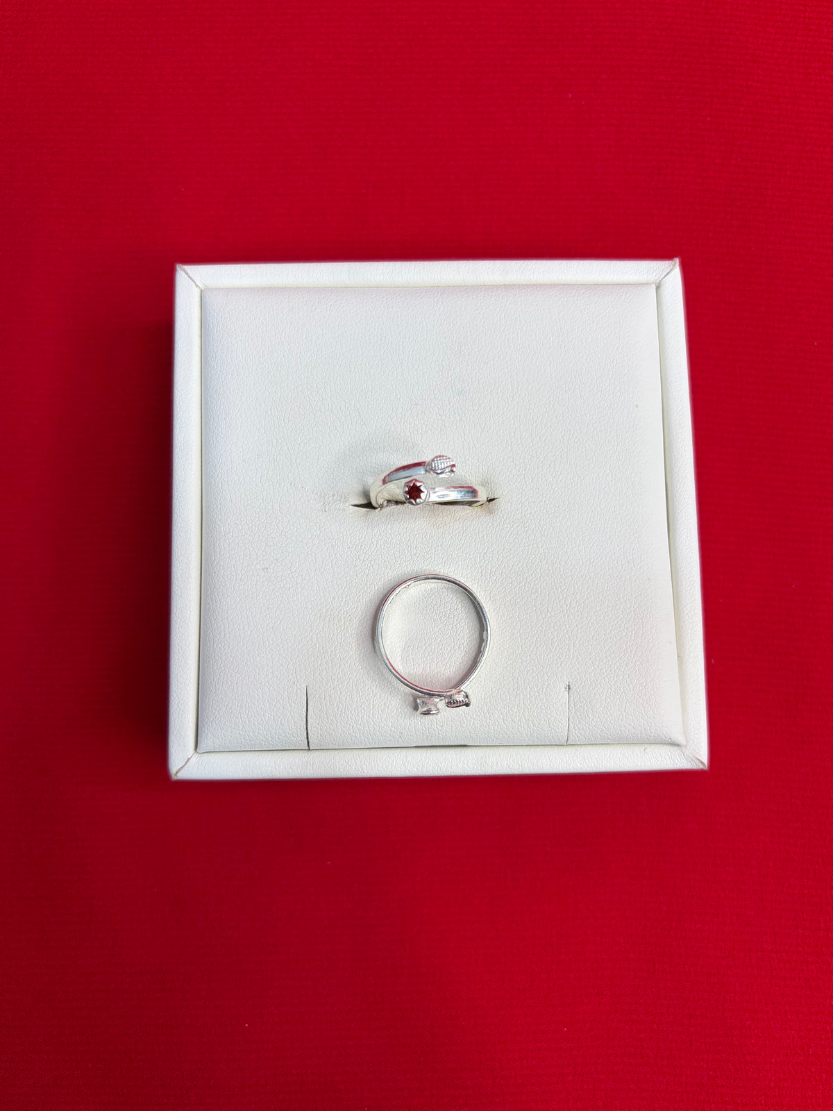 Pure Silver Toe Rings Pair (TR11)
