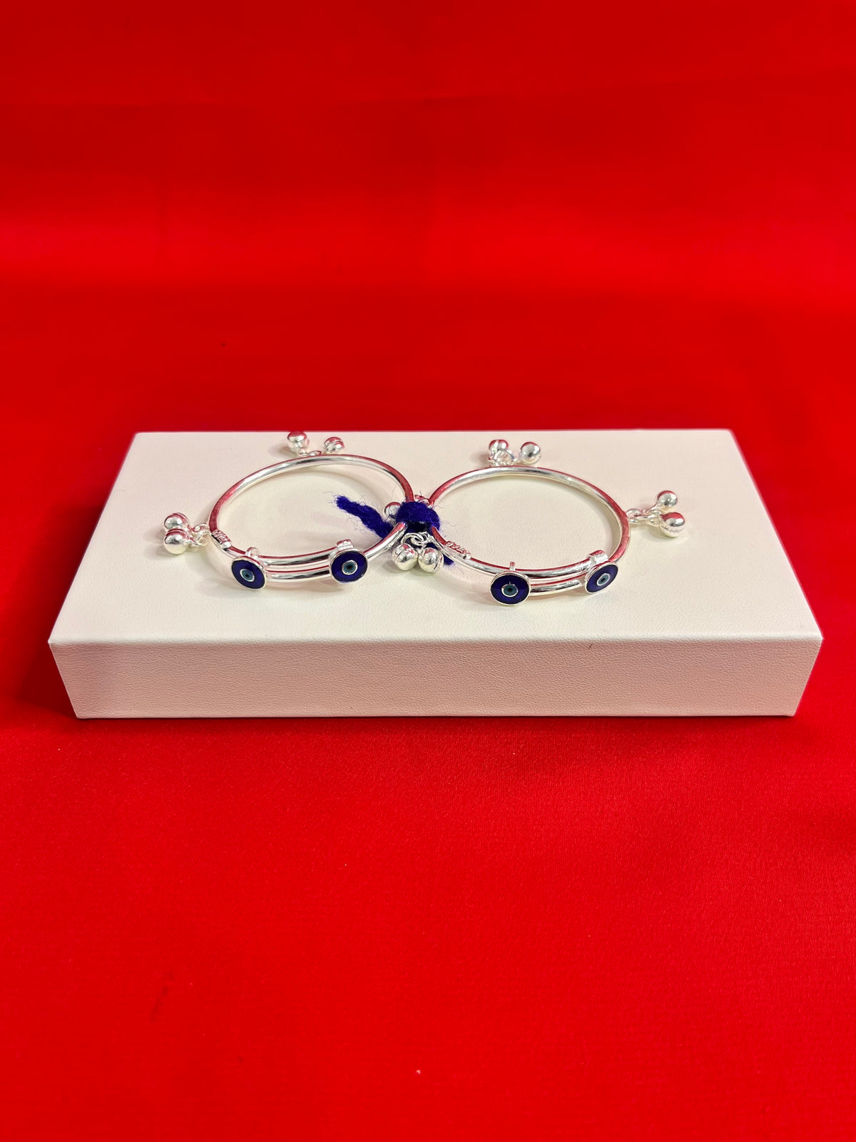 Pure Silver Baby Kangan 1.5 size