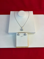 Pure Silver Pendant Set (WN206)
