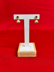 Pure Silver Jhumki With 24k gold Plating(WJ12)