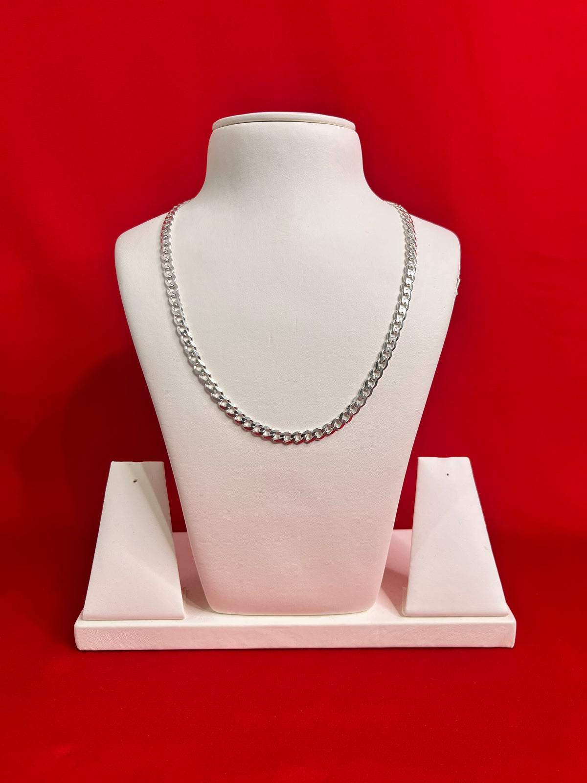 Cuban Pure Silver Chain 20” Sc82