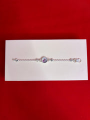 Kids Pure Silver Rakhi Bracelet (KSR9)