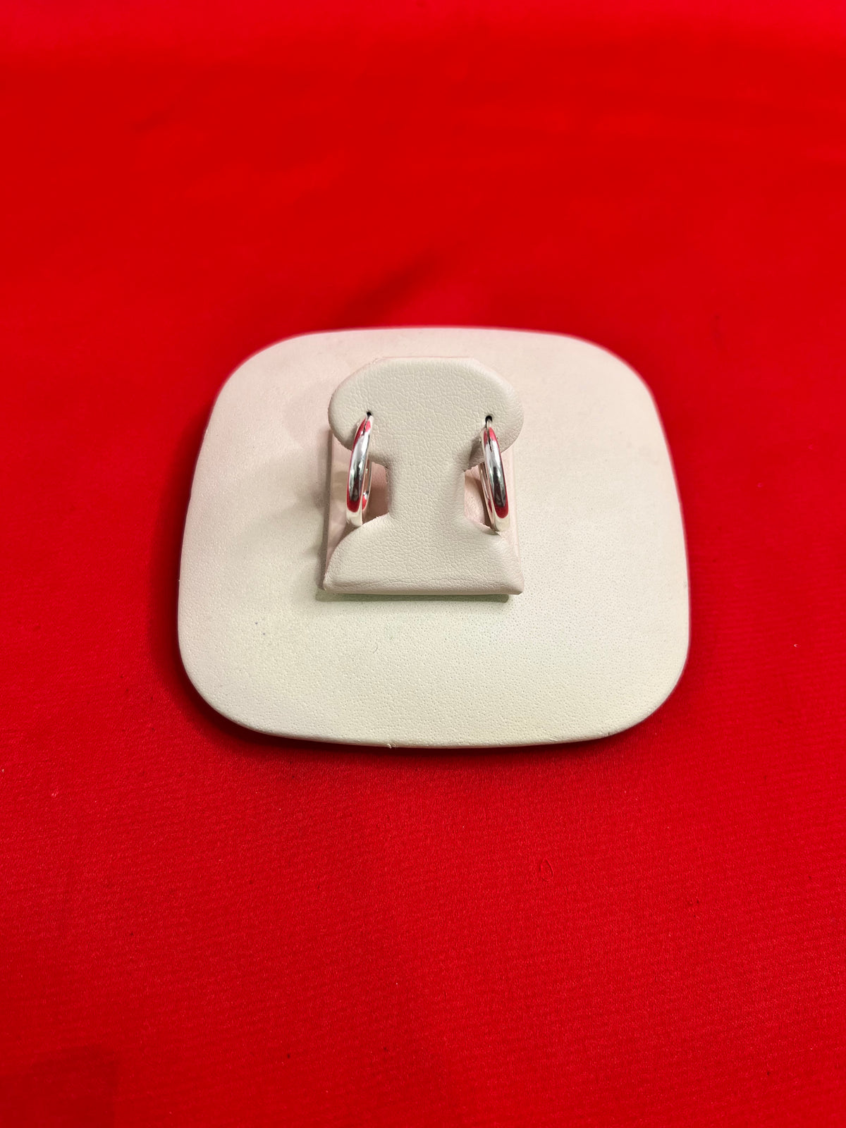 Pure Silver Hoops Earrings (HE72)