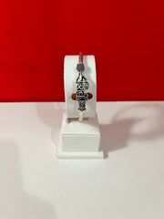 Pure Silver Trishul Rudhraksh Kada 2.6