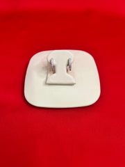 Pure Silver Hoops Earrings (HE22)