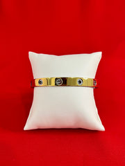 Cartier Gold Plated Pure Silver Bangle 2.4